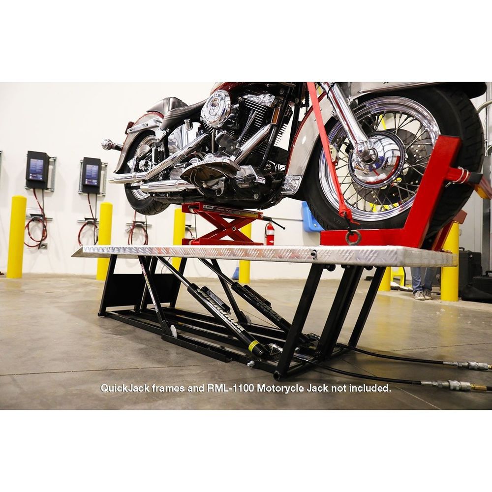 QuickJack 1000 Lbs Motorcycle Lift Adapter Kit with Front-Wheel Vise, large image number 6