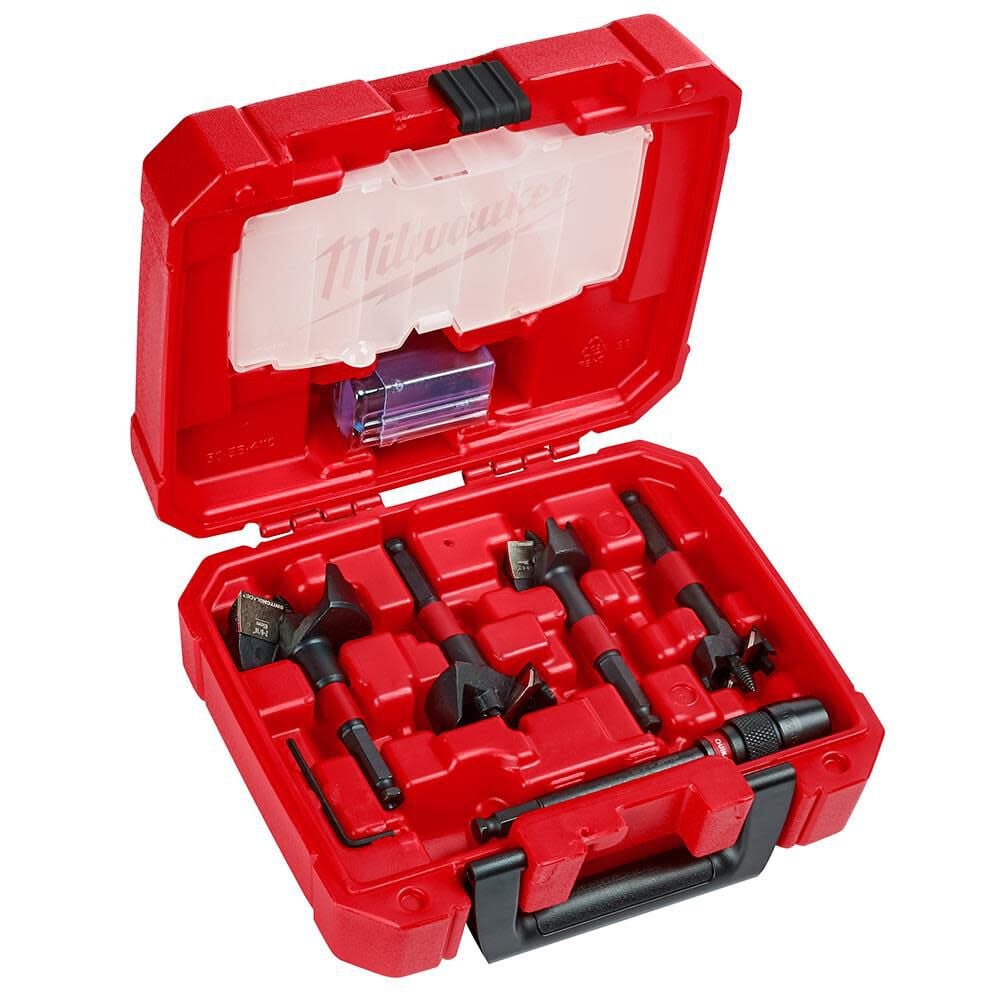 Milwaukee Switchblade Selfeed Bit Plumbers Kit 5pc 49 22 5100 - Image 9