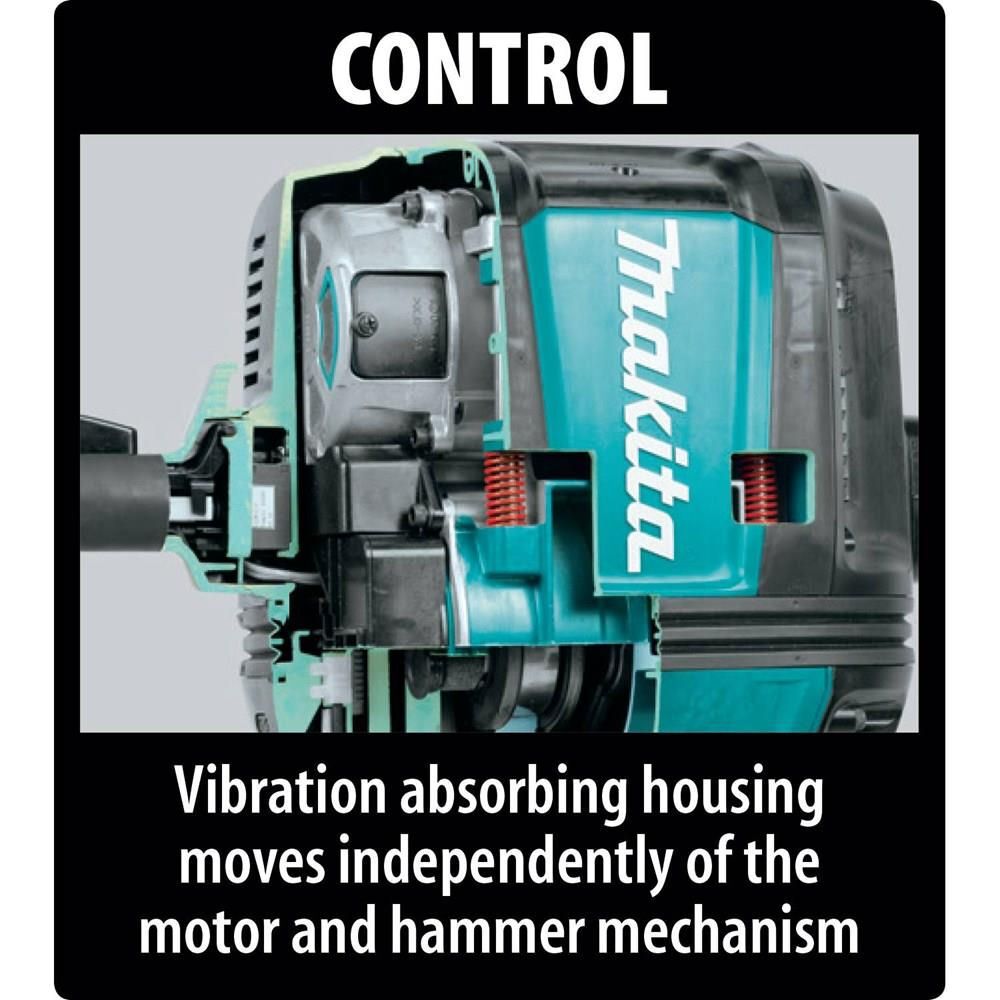 Makita 70 lb. Advanced AVT Breaker Hammer Accepts 1-1/8 in. Hex Bits, large image number 3