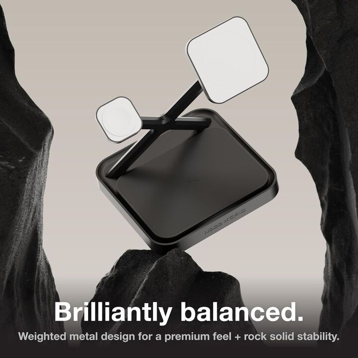 Noco 3-In-1 Qi2 15W Wireless Charging Stand Matte Black, large image number 4