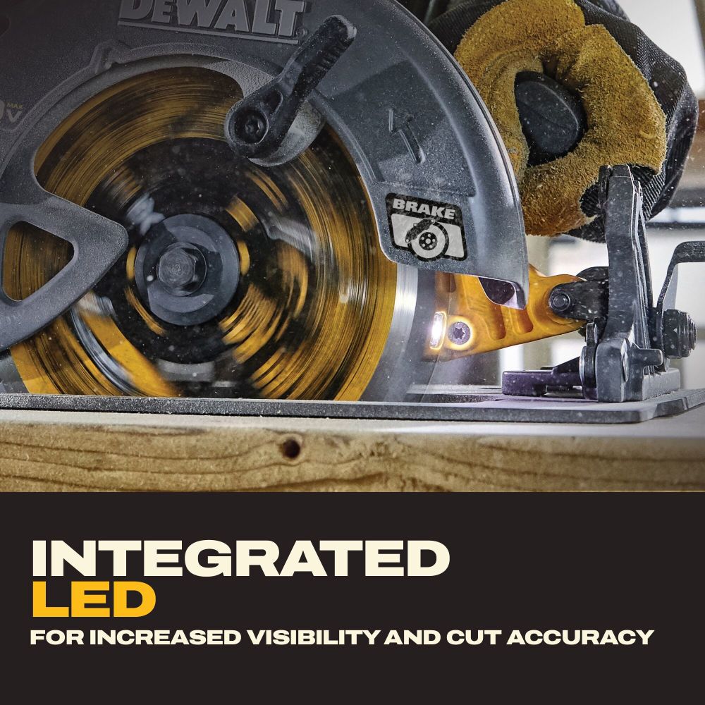 DEWALT 60V FLEXVOLT 7-1/4 Inch Circular Saw with Tool Connect Kit, large image number 8
