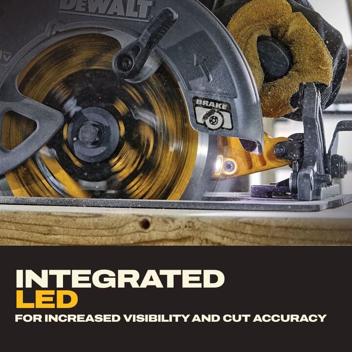 DEWALT 60V FLEXVOLT 7-1/4 Inch Circular Saw with Tool Connect Kit, large image number 7