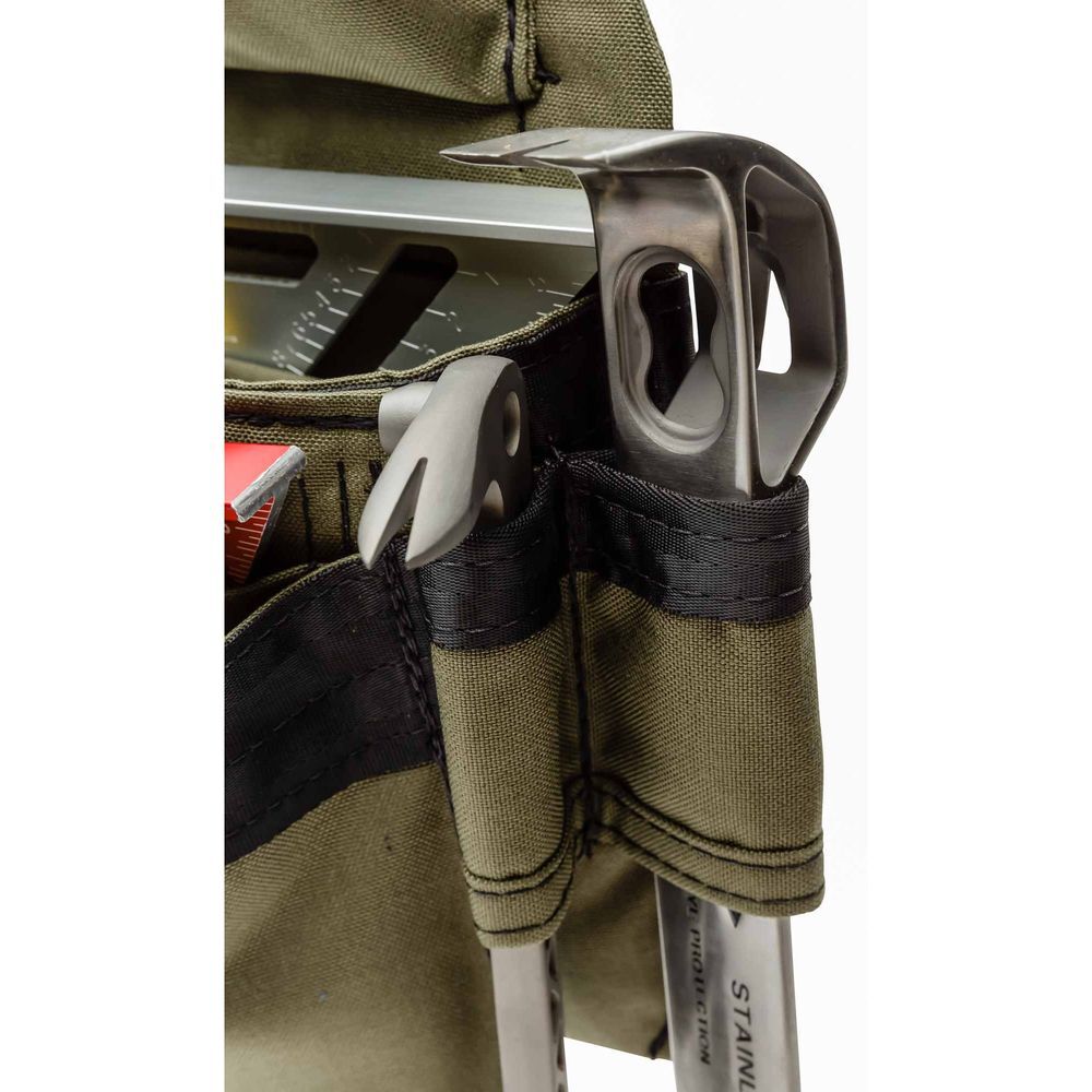 Diamondback Toolbelts Left Side Eagle Non-Dominant Tool Belt Pouch, Ranger Green, large image number 3