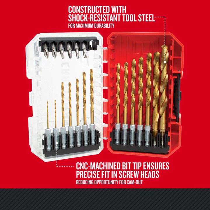 CRAFTSMAN Titanium Nitride Coating Drill/Drive Set, 21 Piece, large image number 1