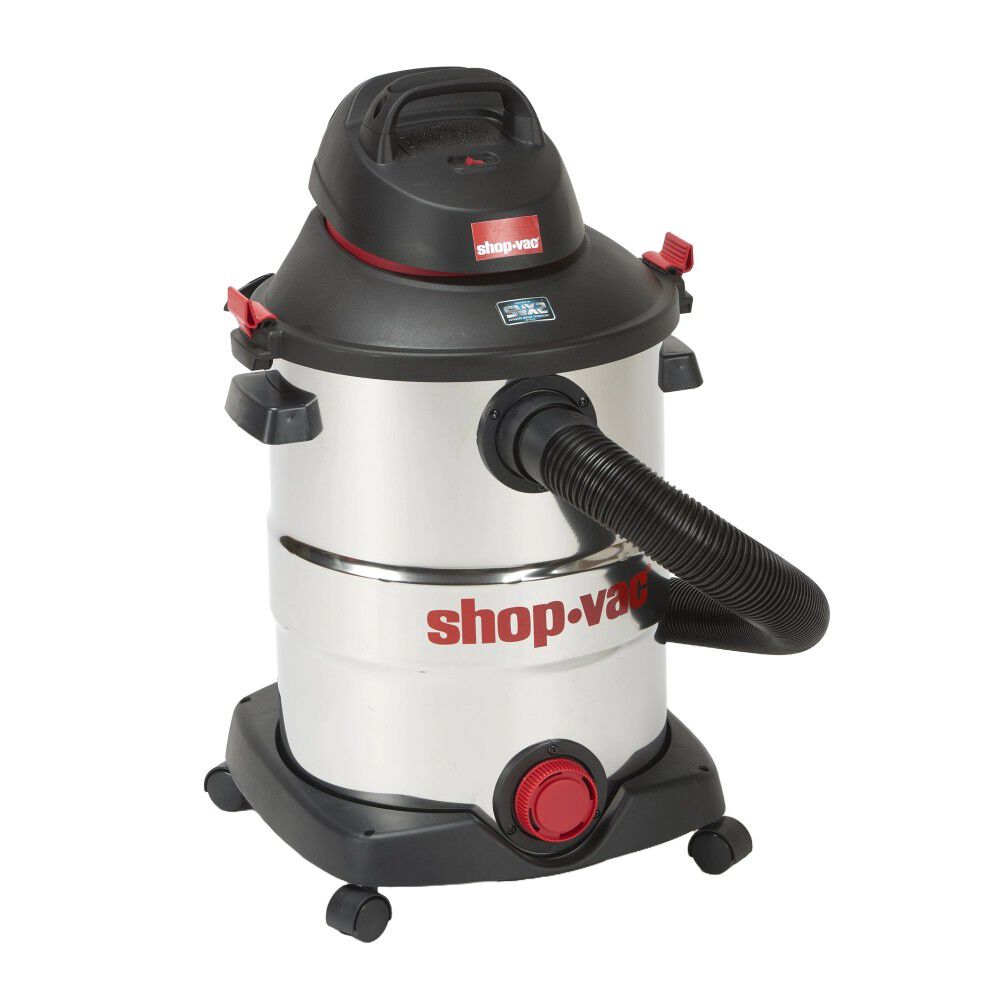 Пылесос для влажной и сухой уборки Shop Vac объемом 12 галлонов мощностью 55 лс Svx2 из нержавеющей стали 46290₽