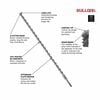 Bosch 5/32 Inch x 6 Inch SDS-plus Bulldog Rotary Hammer Bits 5 Piece, small image number 3