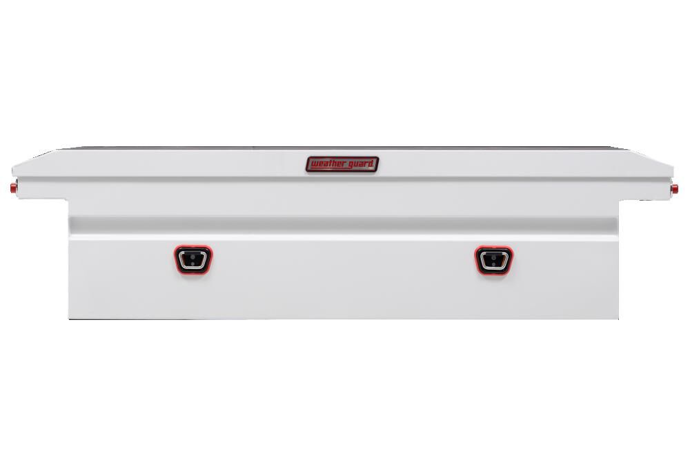 Weather guard truck bed outlet tool box