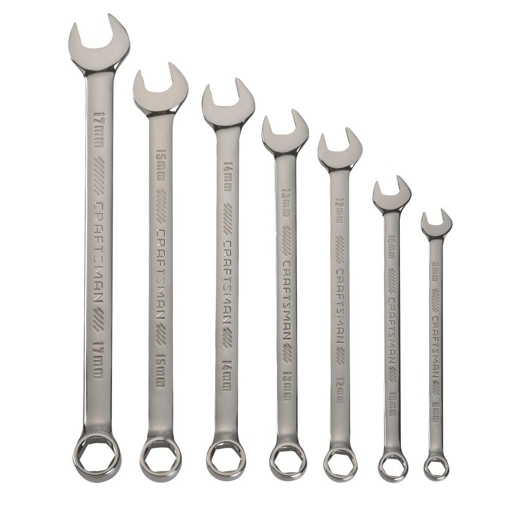 CRAFTSMAN OVERDRIVE MM Wrench Set, 7 Pieces - CMMT87807