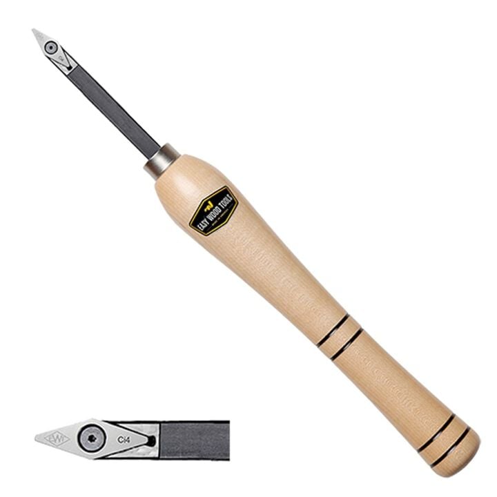 Easy Wood Tools 12.5 Inch Easy Detailer Diamond Cutter Easy Start Turning tool