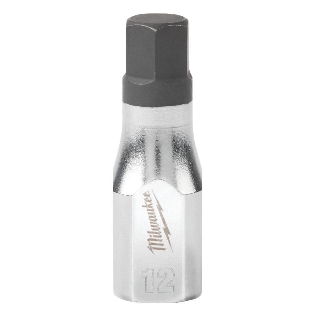 Milwaukee 3/8 Inch Drive 12mm Hex Bit Socket, large image number 10