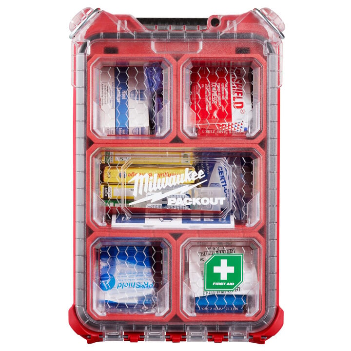 Milwaukee PACKOUT First Aid Kit 79pc Class A Type III, large image number 5