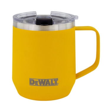 DEWALT Coffee Mug 14oz 18/8 Stainless Steel Yellow