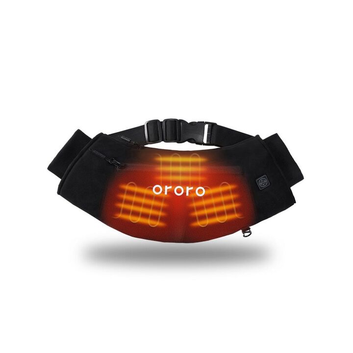 ORORO Black Bay City Heated Hand Warmer Kit One Size Fits Most, large image number 1