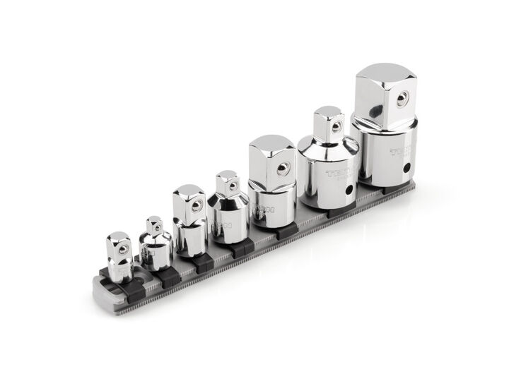 Tekton 1/4 3/8 1/2 3/4 Inch Adapter/Reducer Set Rail 7 Piece, large image number 1