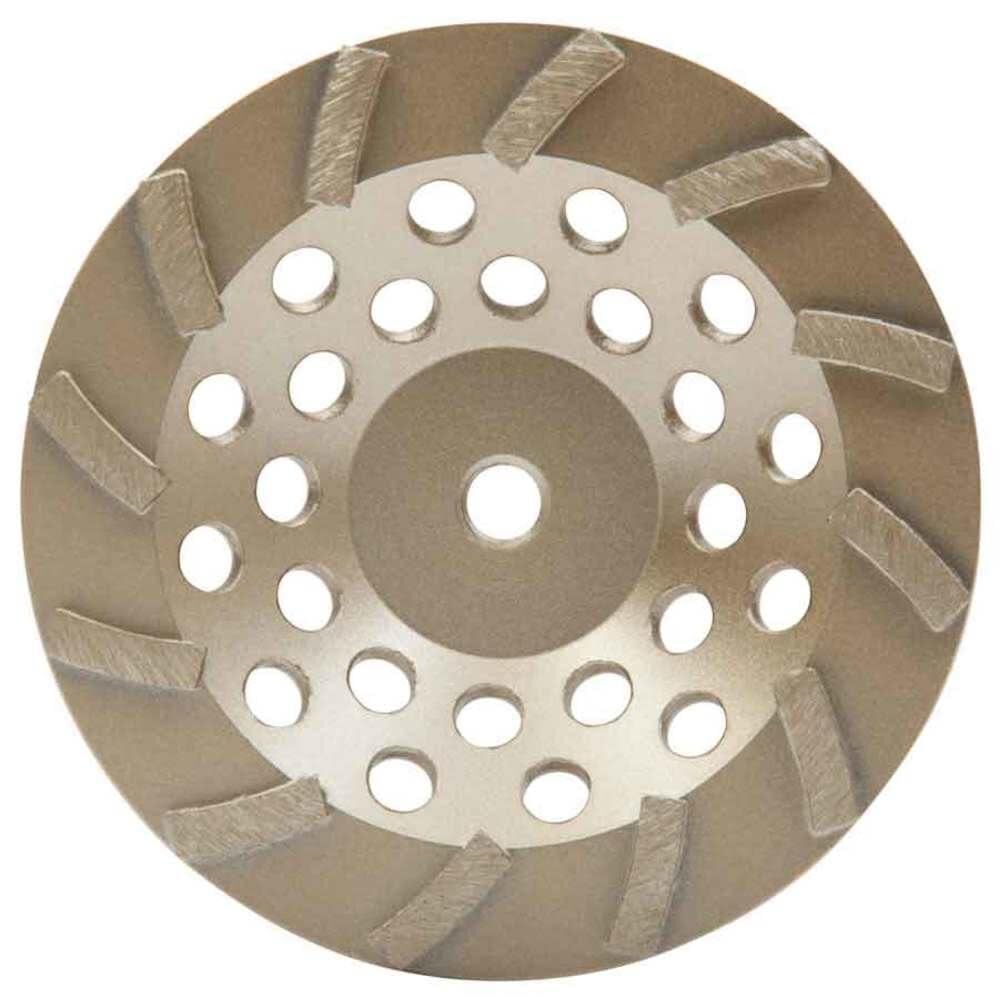 Grip Rite 7 Inch Single Row Segmented Turbo Rim Diamond Cup Wheel for Concrete and Stone – GRTS70HI