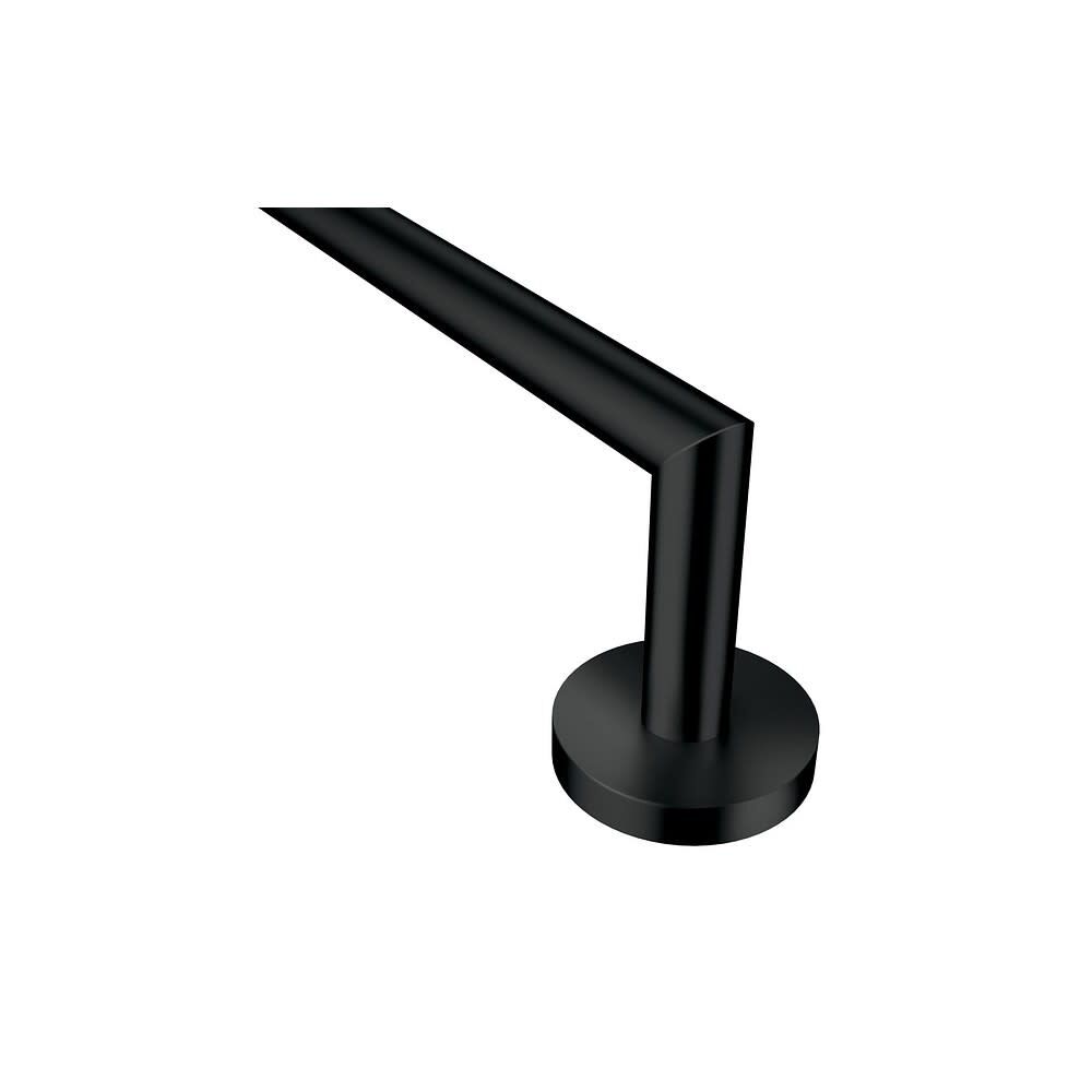 Moen Arlys Towel Bar Matte Black Stainless Steel 24in Y5724BL Acme Tools