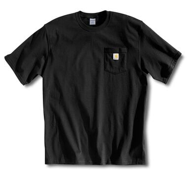 Carhartt Men's Workwear Pocket T-Shirt Black Xlg Regular, large image number 0