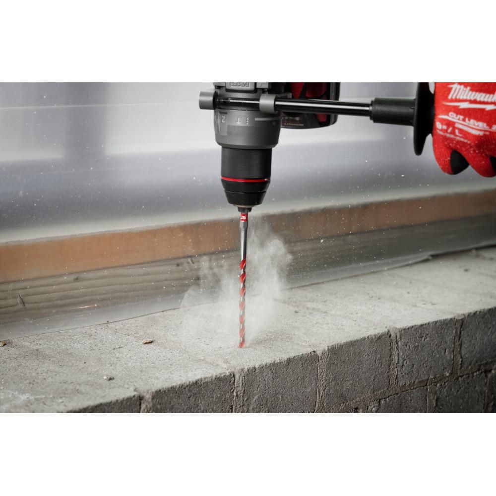 Milwaukee SHOCKWAVE Carbide Hammer Drill Bit 3/16inchx2inchx4inch, large image number 7