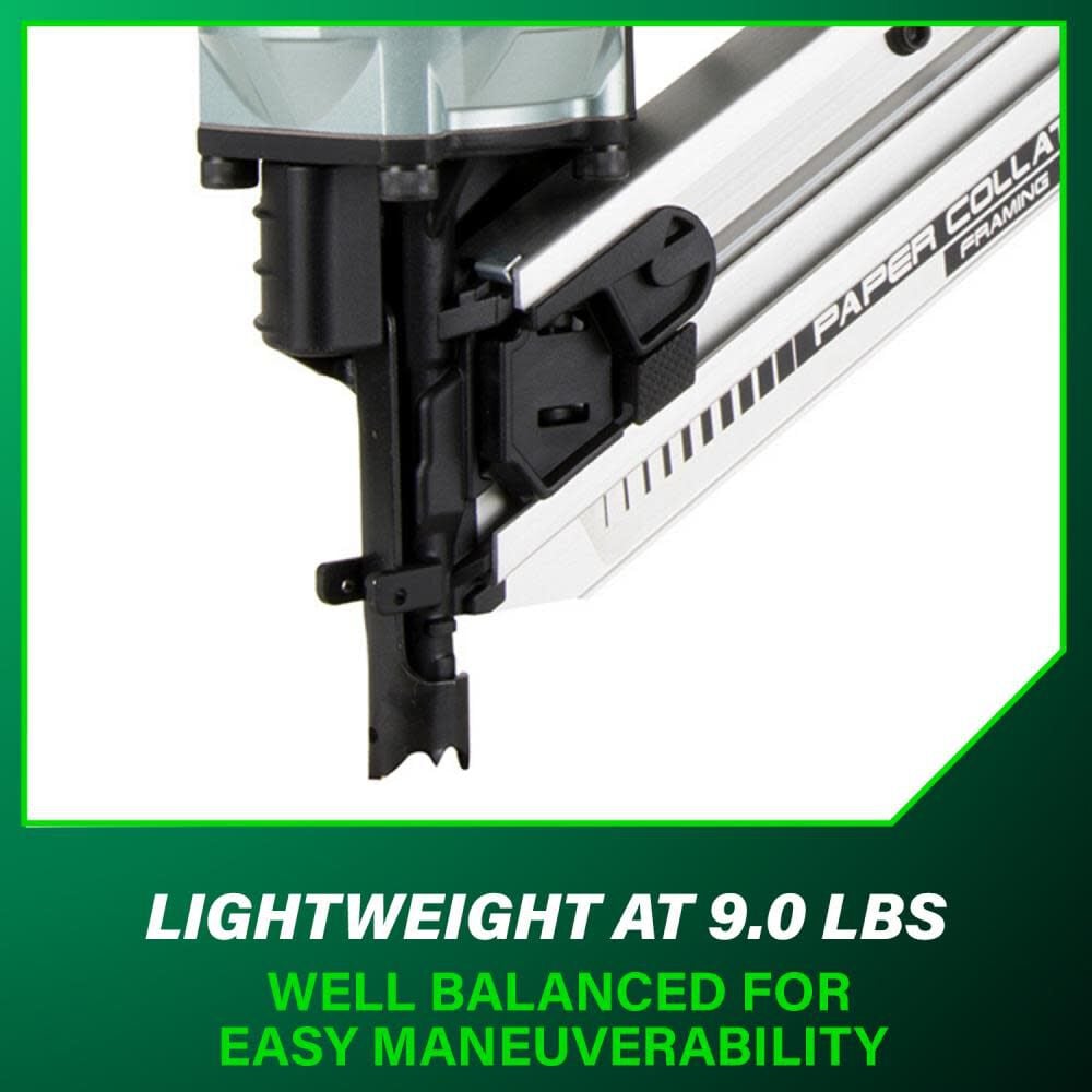 Metabo HPT 3-1/4in Clipped Head Paper Collated Framing Nailer, large image number 9
