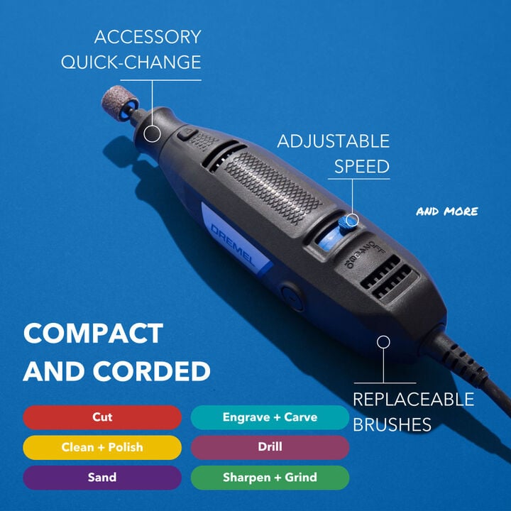 Dremel 3100CordedRotaryTool with Attachment & 15 Accessories, large image number 2