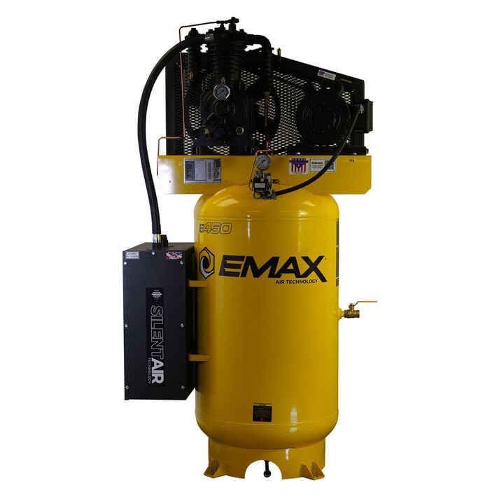 EMAX 80 Gallon 175 Psi 230V 1-Phase 5HP Vertical Air Compressor