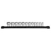 Milwaukee 3/8 Inch Drive 12-Point Metric Socket Set, 12 Pieces, small image number 1