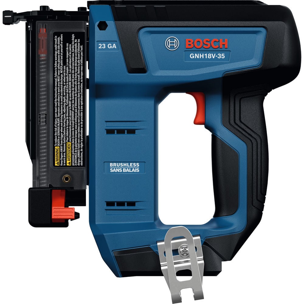 Bosch Factory-Reconditioned 18V Brushless 23 Gauge Pin Nailer (Bare Tool), large image number 3