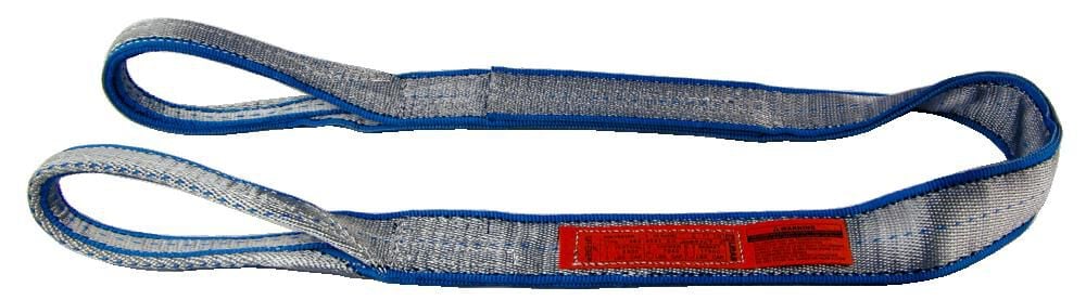 Lift-All 3 Inch x 10 Ft. E/E 2-Ply Flat Eyes Tuff-Edge Polyester Web Sling – EE2803TFX10