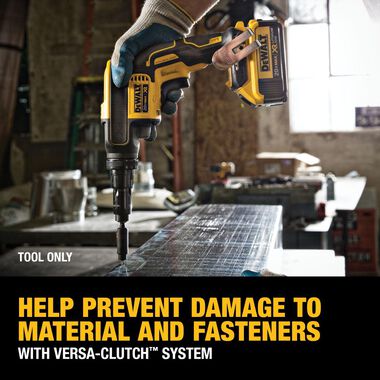 DEWALT 20 V MAX XR Versa-Clutch Adjustable Torque Screwgun (Bare Tool), large image number 5