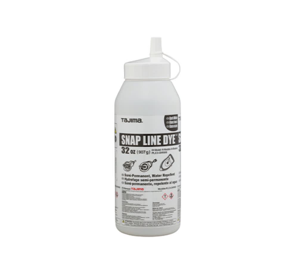 Tajima Chalk Snap Line Dye 32oz Dark White, large image number 1