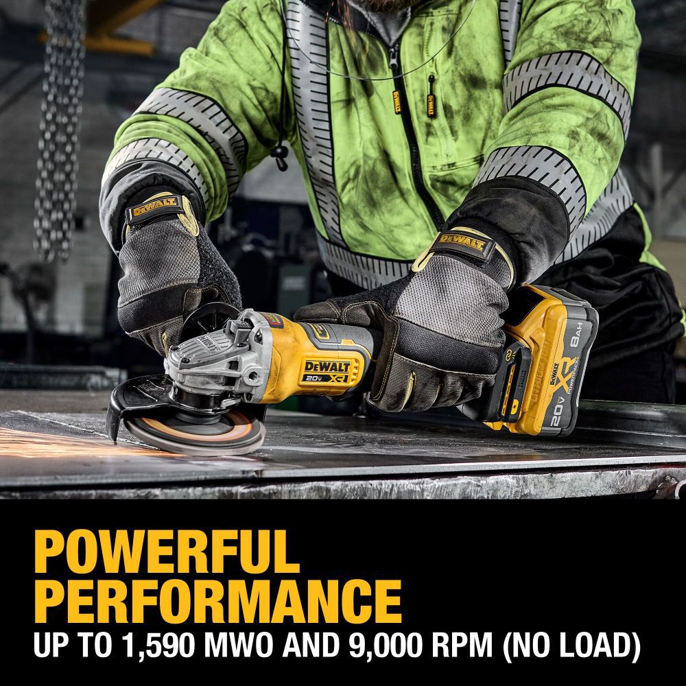 DEWALT 20V MAX XR 4 1/2 Inch - 5 Inch Grinder Kit with XR POWERPACK, large image number 8