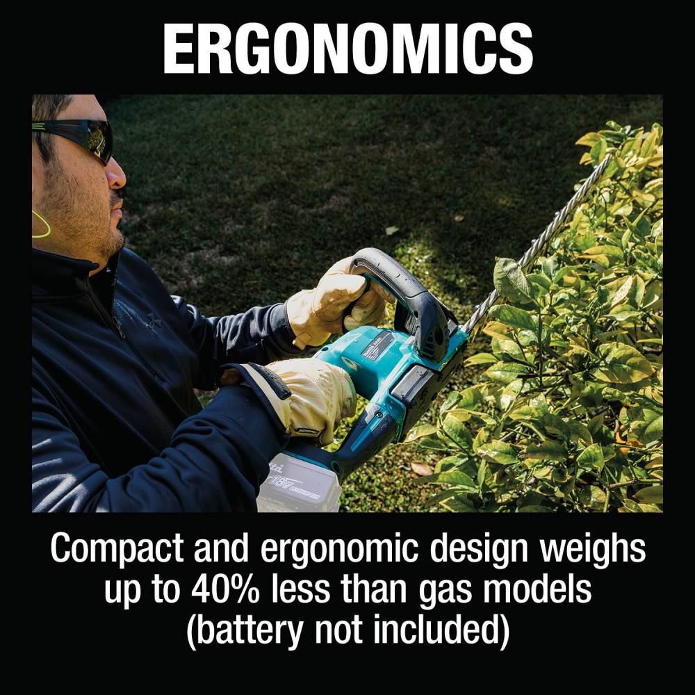 Makita 18V LXT 24in Hedge Trimmer Lithium-Ion Brushless Cordless (Bare Tool), large image number 13