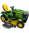 John Deere X734 25HP EFI 60 Inch Lawn Tractor Used 2017, small image number 1