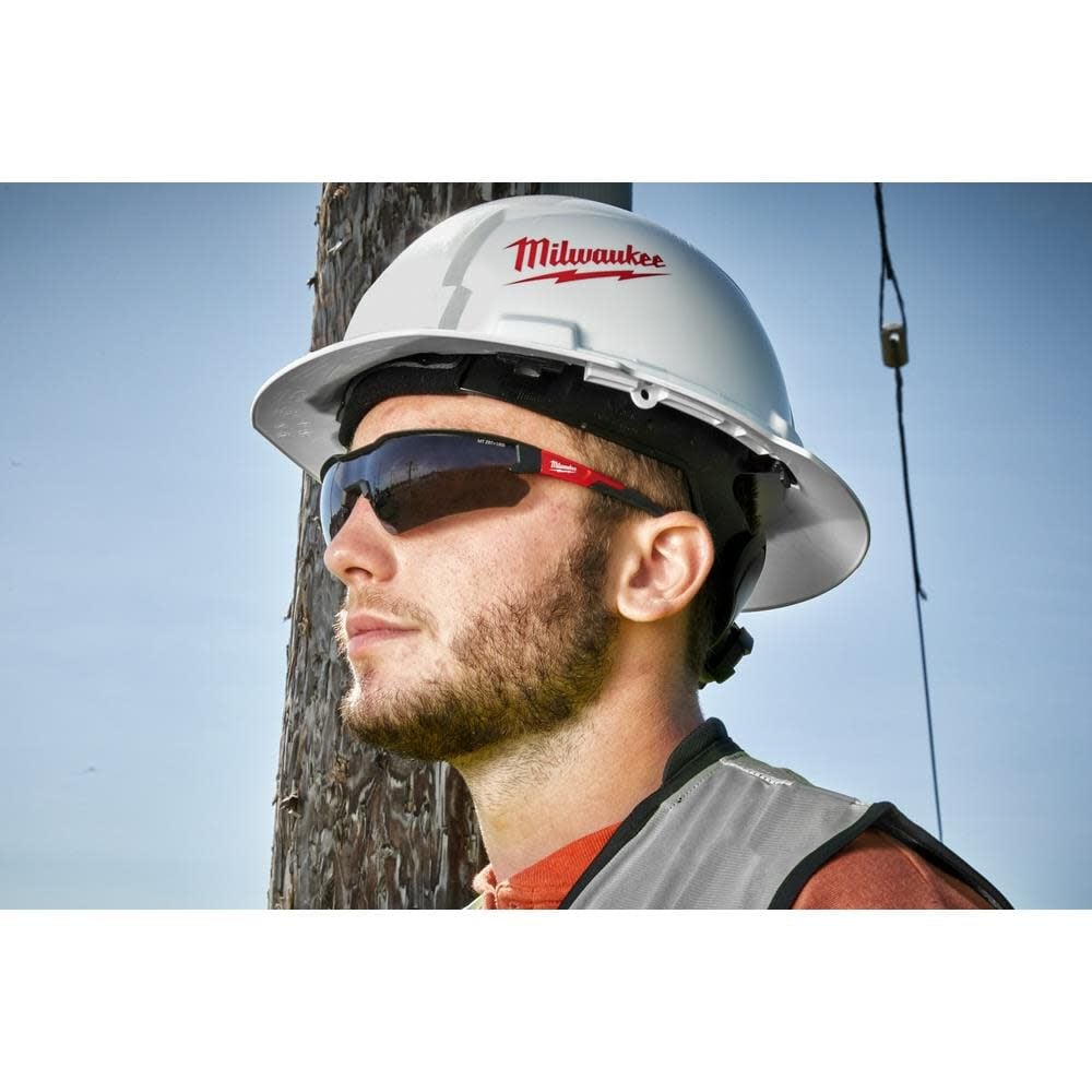 Milwaukee Safety Glasses - Tinted Anti-Scratch Lenses, large image number 3