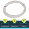 Sharkbite 3/8in x 50' White Polyethylene PEX Coil Tubing, small image number 3