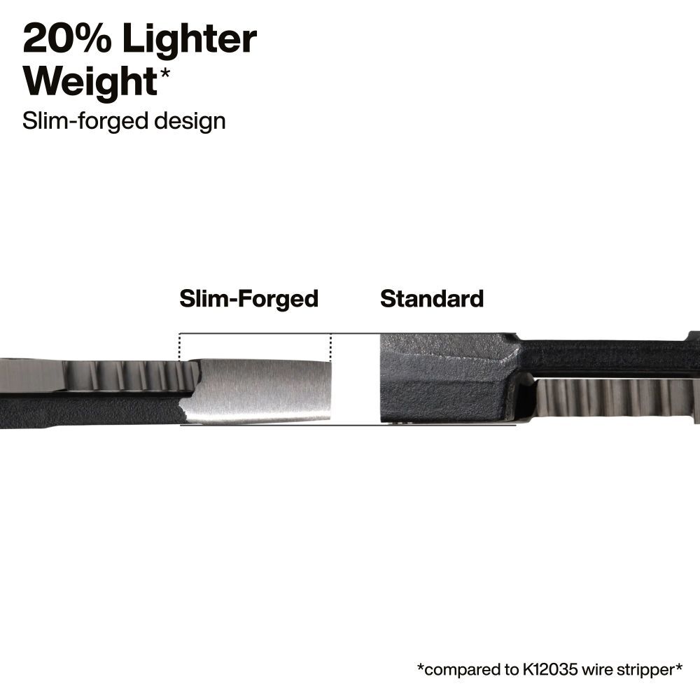Klein Tools Slim Forged Wire Stripper and Cutter, large image number 4