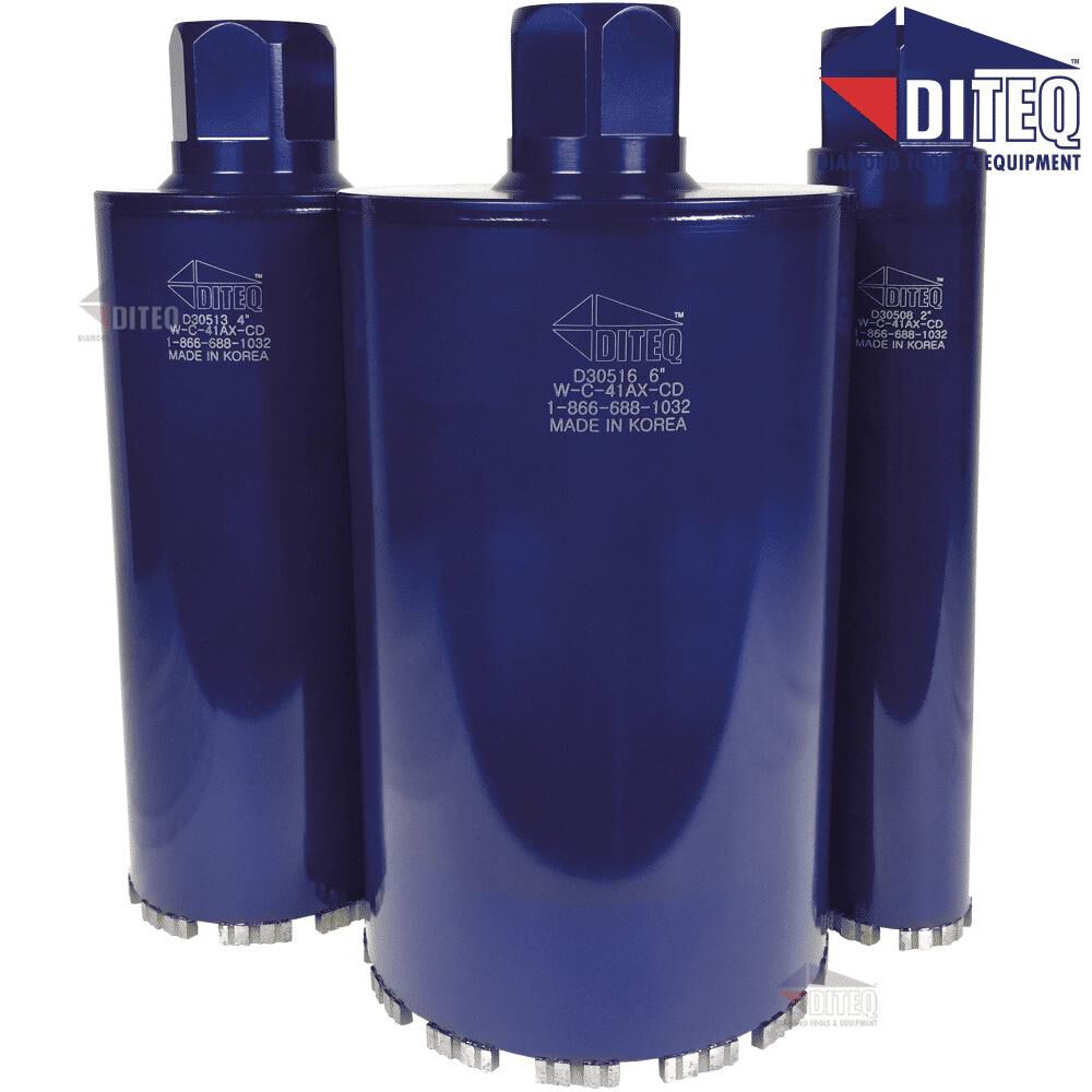 Diteq 1in Wet/Dry Diamond Concrete Core Drill Bit, large image number 1