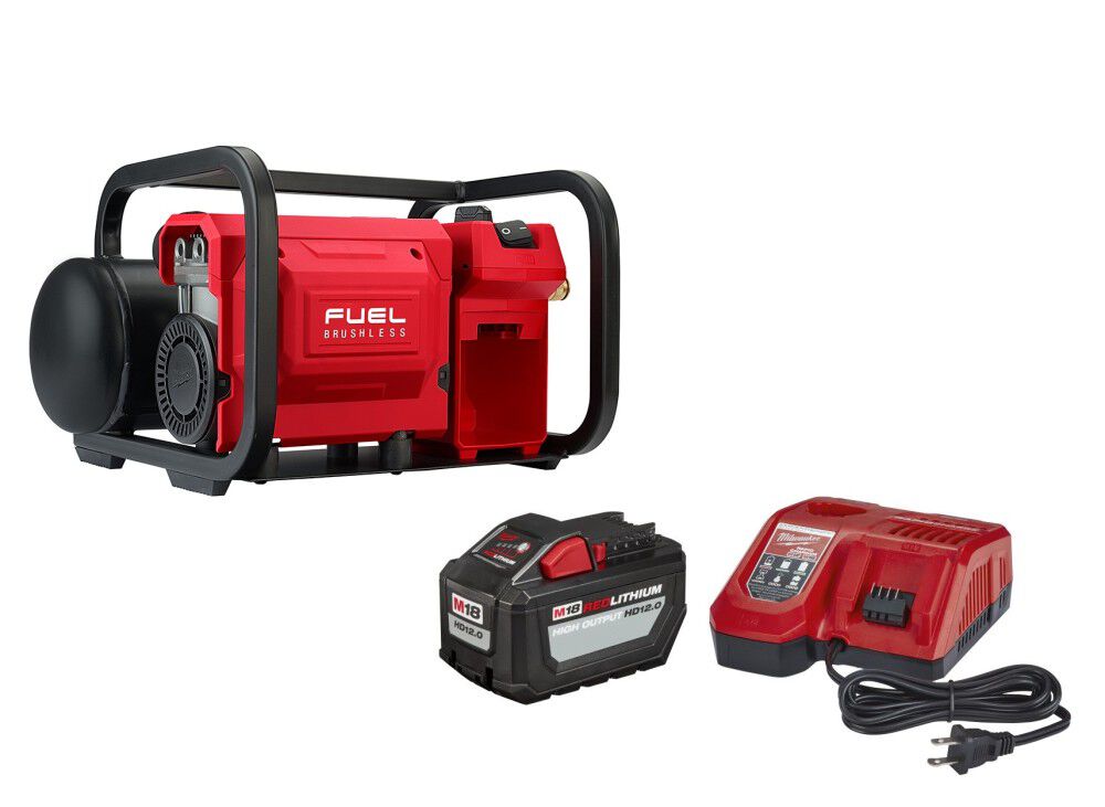 Milwaukee M18 FUEL 2 Gallon Compact Quiet Compressor Kit 2840