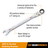 GEARWRENCH 120XP Flex Combination Ratcheting Wrench Universal Spline XL 19mm, small image number 3