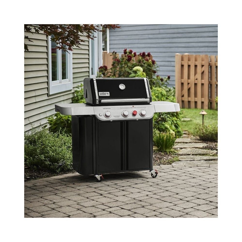 Weber GENESIS E-330 Black 39000 BTU Liquid Propane Gas Grill with 3 Burner, large image number 5