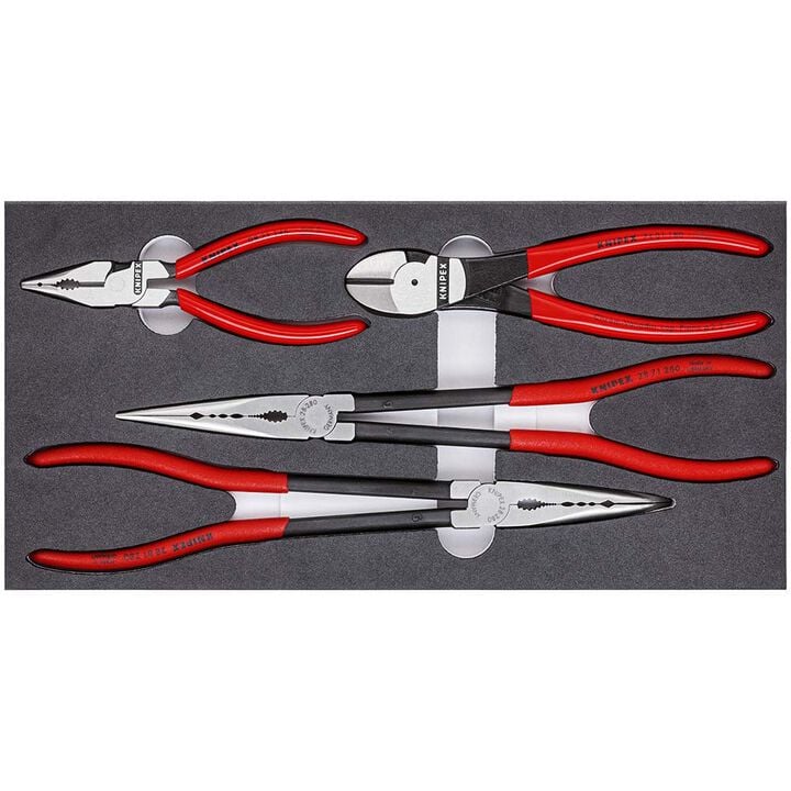 Knipex Automotive Pliers Set in Foam Tray 4pc