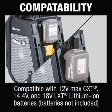Makita 18V LXT / 12V Max CXT Lithium-Ion Cordless Bluetooth Job Site Radio (Bare Tool), large image number 4
