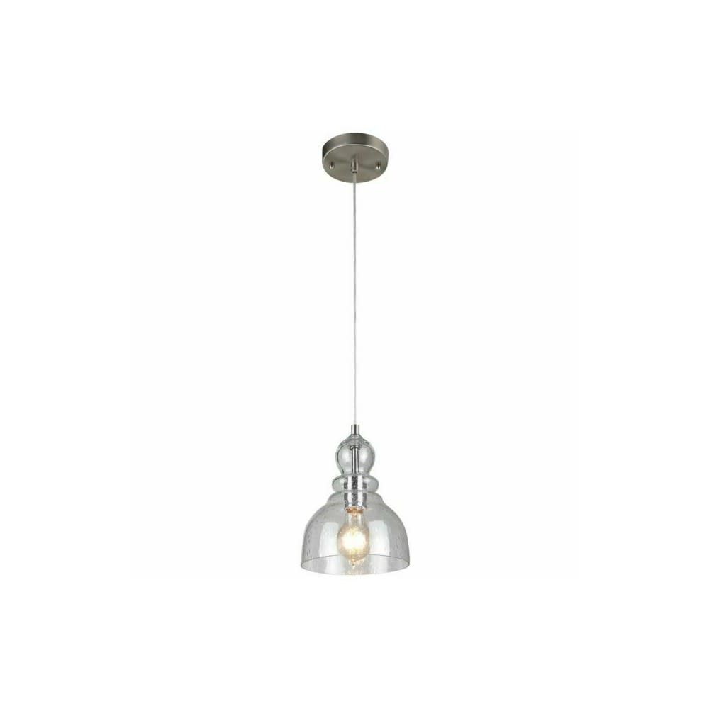 Westinghouse Fiona Indoor Mini Pendant Brushed Nickel, large image number 1