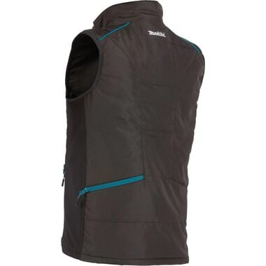 Makita 18V LXT Cordless Heated Vest Large Black (Bare Tool), large image number 4