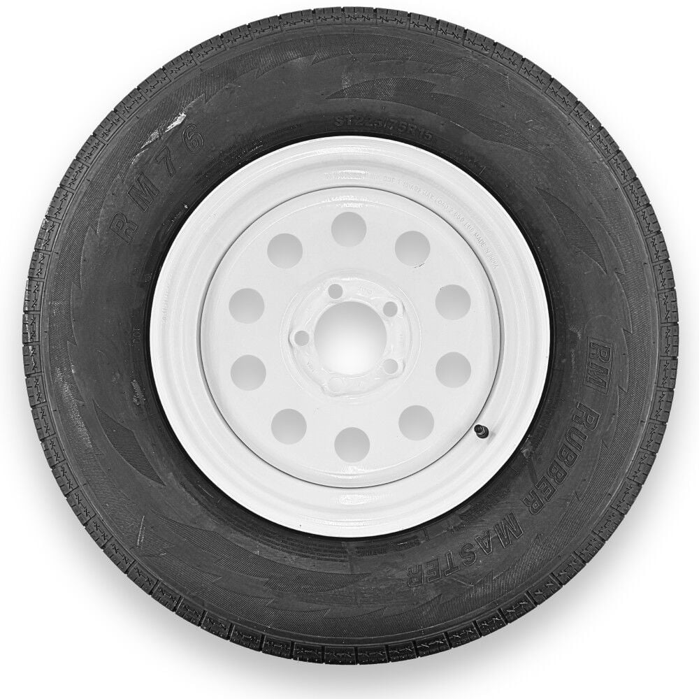 Rubbermaster Tire ST225/75R15 10P TL & MTD 15 x 6 6 on 5.5 MODULAR – 599348