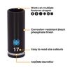 Spyder 1/2 Inch Drive Metric Deep Impact Socket Set with Adapter, 10 Pieces, small image number 4