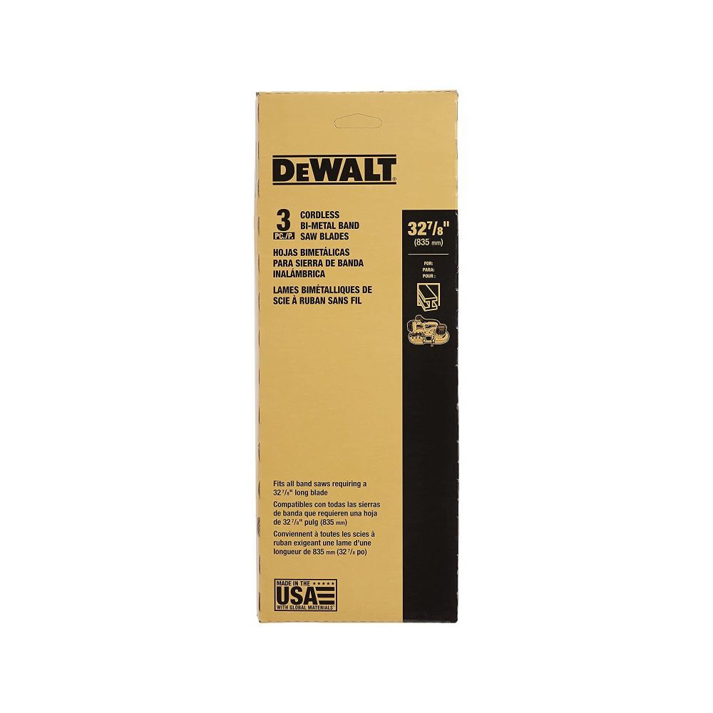 DEWALT Portable Band Saw Blades 14TPI 32-7/8in 3pk, large image number 6