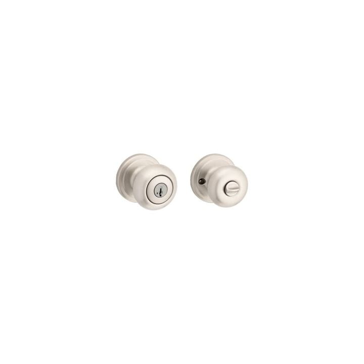 Kwikset Satin Nickel Signature Series Keyed Entry Juno Door Knob, large image number 5