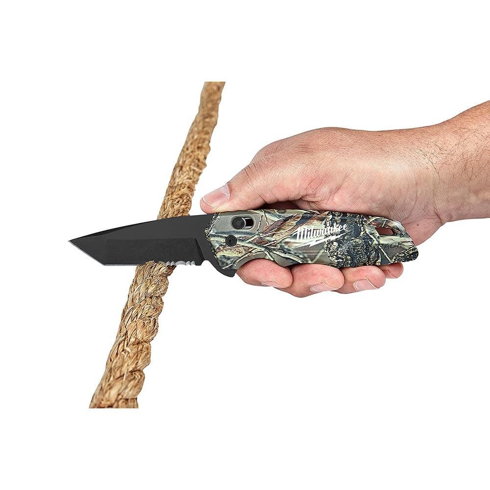 Milwaukee FASTBACK Camo Spring Assisted Folding Knife, large image number 7