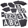 C H Hanson 6 Inch Stencil Set-Letter/Number, PVC, 92 Pieces, small image number 1